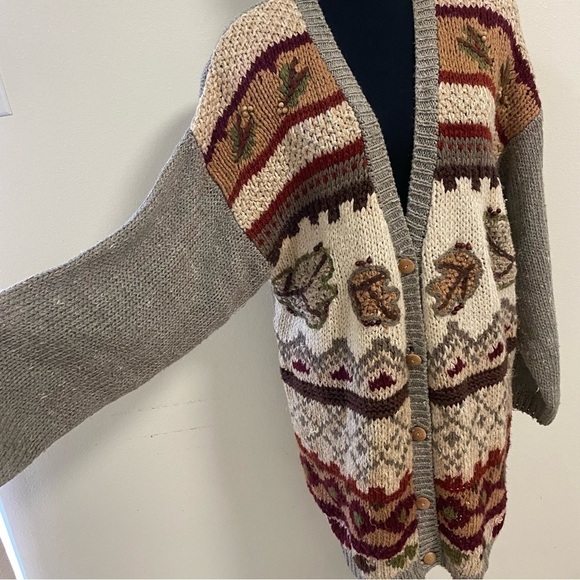 A Little Extra Spice Vintage Button Knit Cardigan Size 20W - Picture 6 of 17